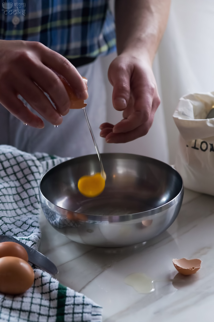 zucchini bread- egg drop