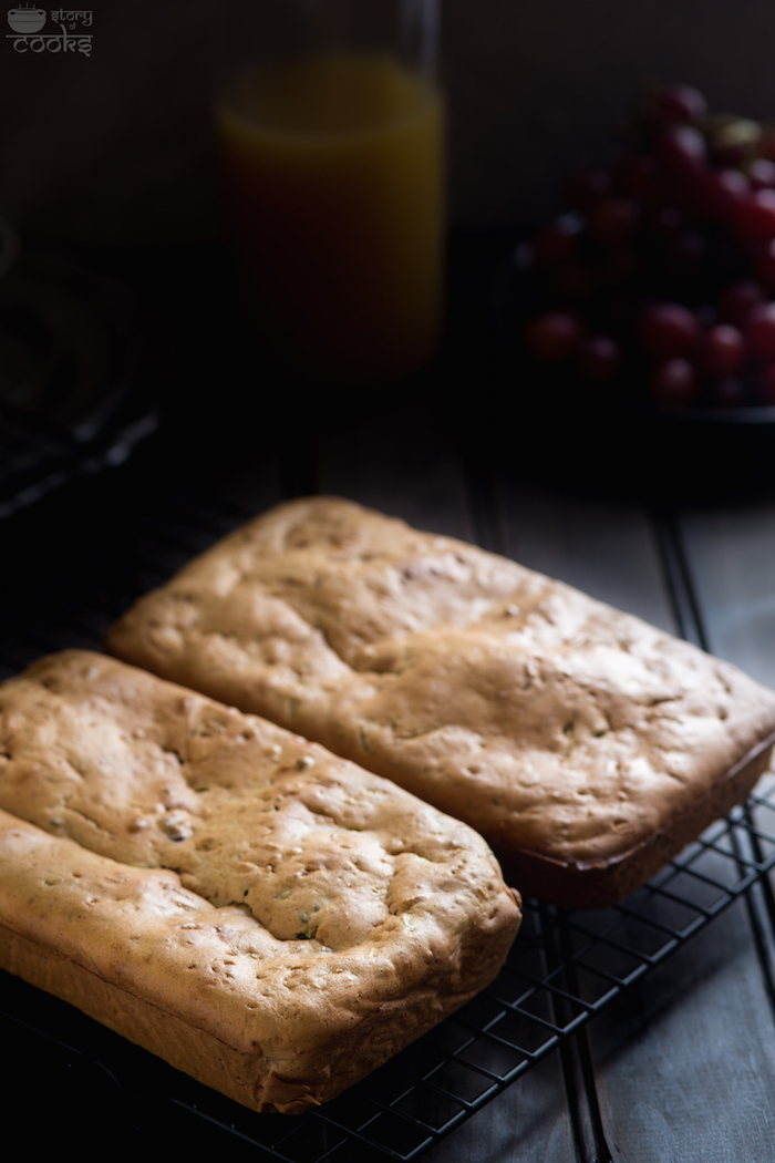 zucchini bread- indoor shots 3