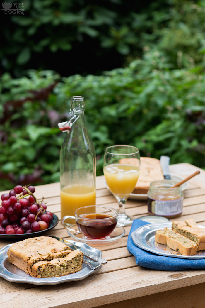 zucchini bread- outdoor shots 7