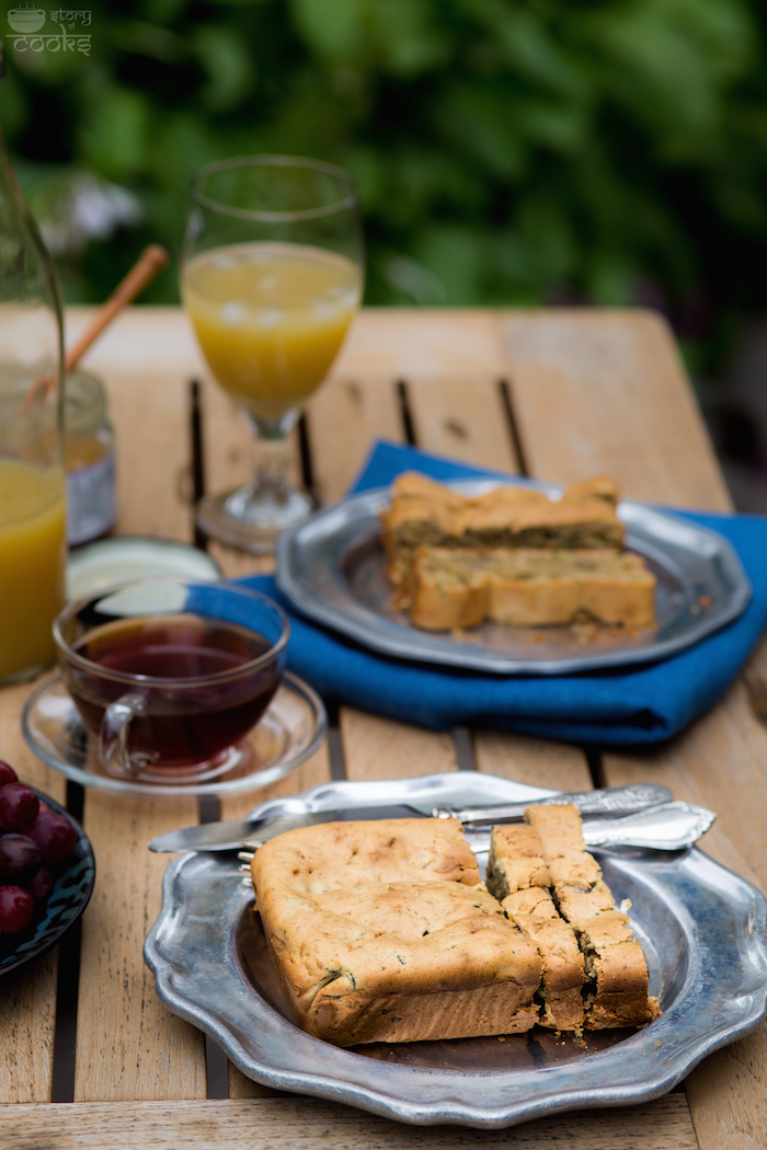 zucchini bread- outdoor shots